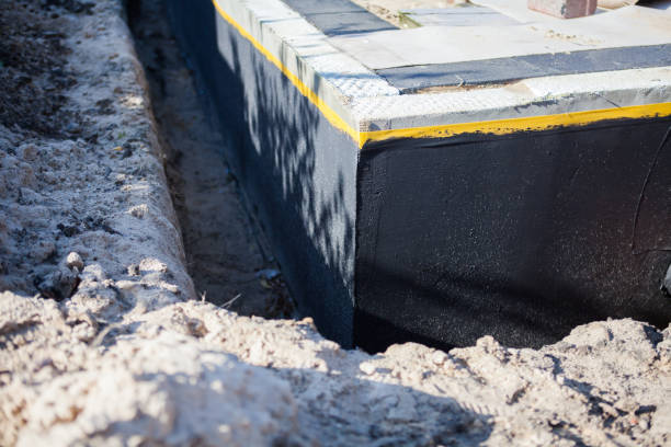 Residential Foundation Crack Repair installation at a Hampton, VA home by SJ Waterproofing Pros