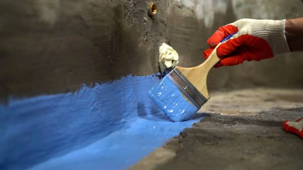 Commercial Foundation Crack Repair project at a Hampton, VA business property by SJ Waterproofing Pros
